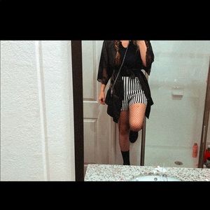 Color me baddie striped shorts